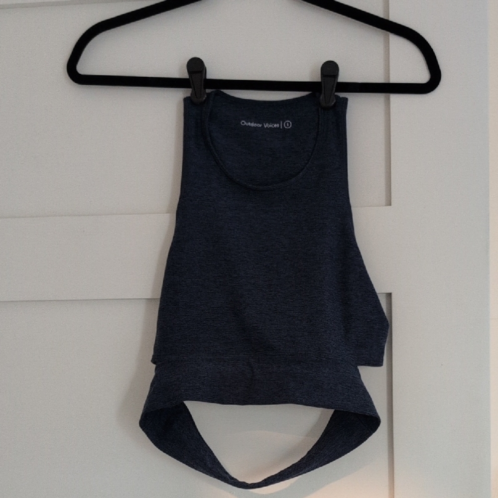 Outdoor Voices Dark Blue Athletic Tank